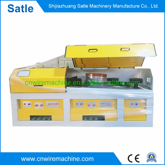 SAE1008 High Carbon Steel Wire Drawing Machine Straight Line