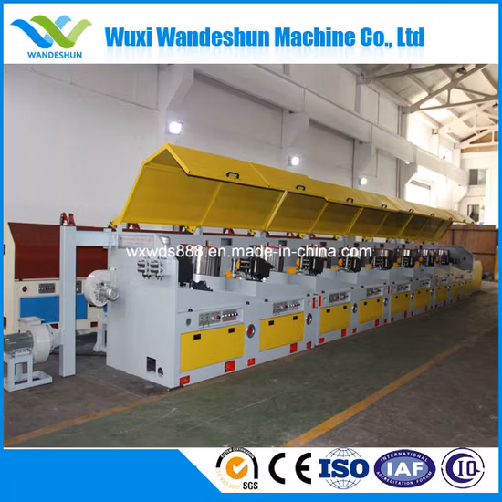 Wuxi Famous Brand Dry Type Carbon Steel Wire Lz10/560 Straight Line Wire Drawing Machine